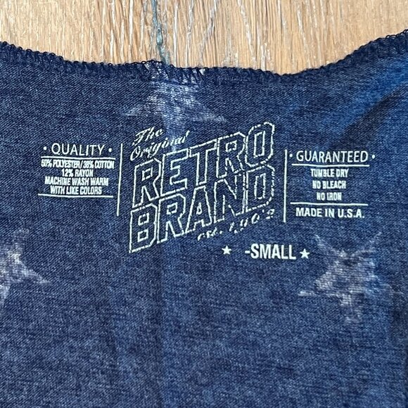 The Original Retro Brand USA Stars Tank Top in Red White & Blue - Picture 3 of 4